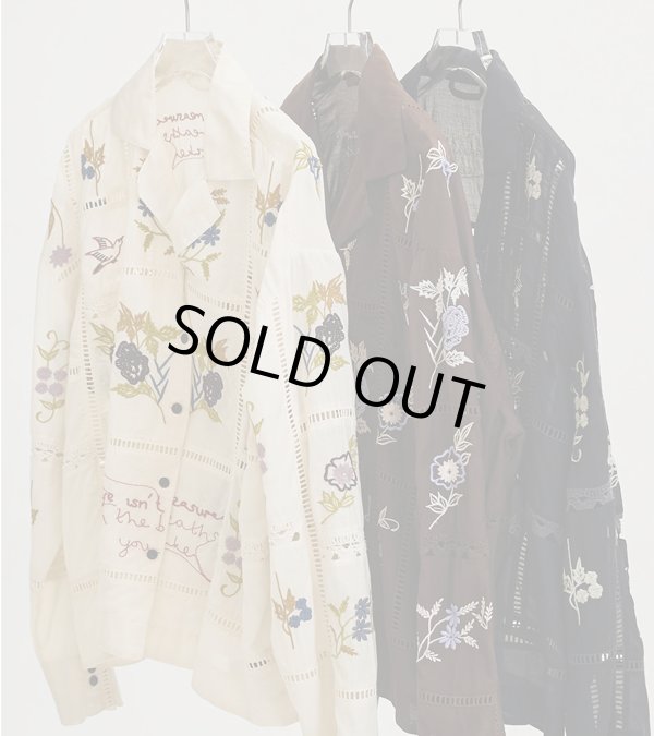 画像2: エンブロイダリーパッチワークシャツ　Embroidery Patchwork Shirts