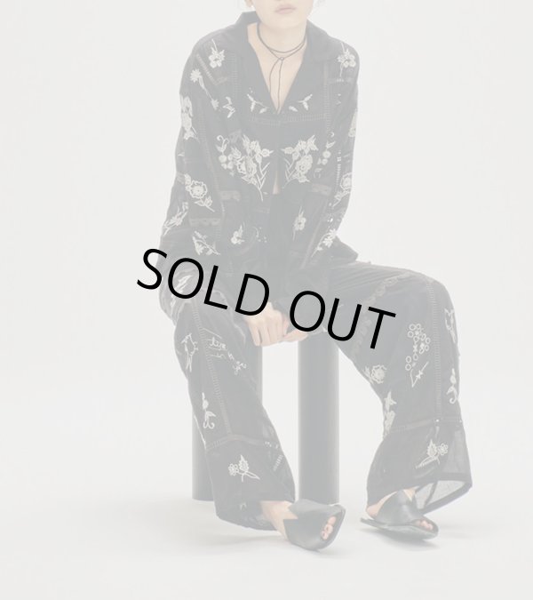 画像10: エンブロイダリーパッチワークトラウザーズ　Embroidery Patchwork Trousers