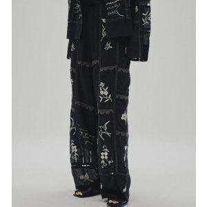 画像: エンブロイダリーパッチワークトラウザーズ　Embroidery Patchwork Trousers