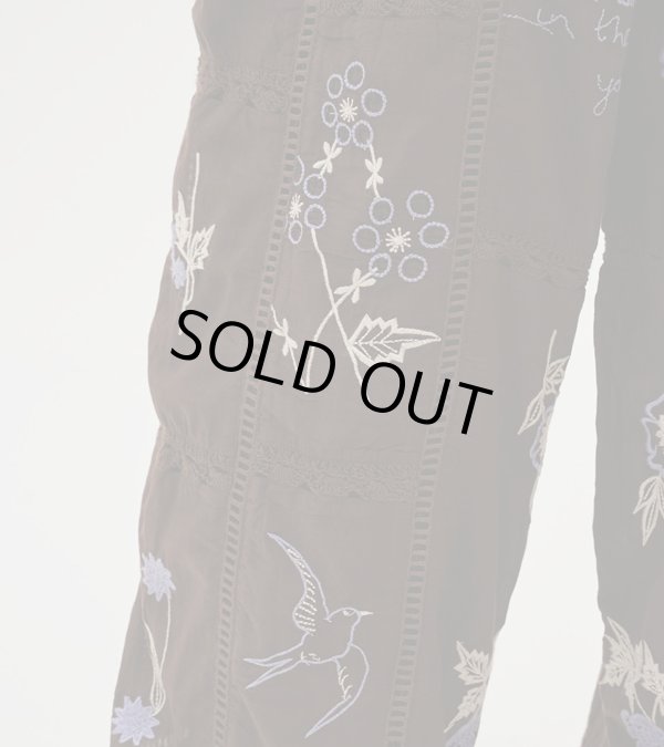 画像13: エンブロイダリーパッチワークトラウザーズ　Embroidery Patchwork Trousers