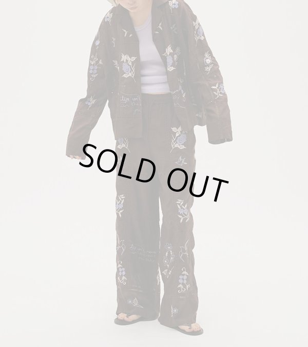 画像9: エンブロイダリーパッチワークトラウザーズ　Embroidery Patchwork Trousers