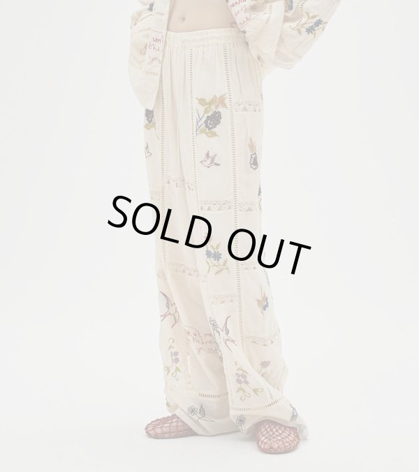 画像6: エンブロイダリーパッチワークトラウザーズ　Embroidery Patchwork Trousers