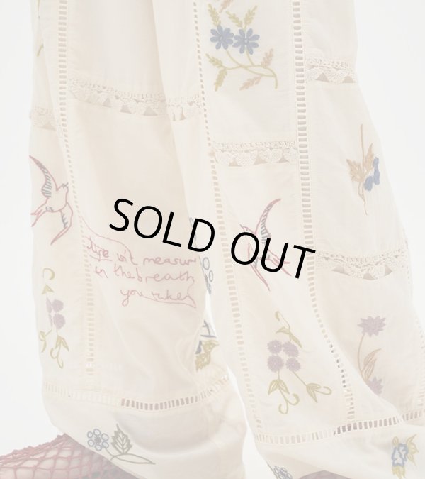 画像7: エンブロイダリーパッチワークトラウザーズ　Embroidery Patchwork Trousers