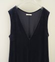画像3: ベロアVネックコンビネゾン　Velour Vneck Combinaison
