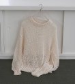 画像2: テープヤーンルーズニット　Tapeyarn Loose Knit
