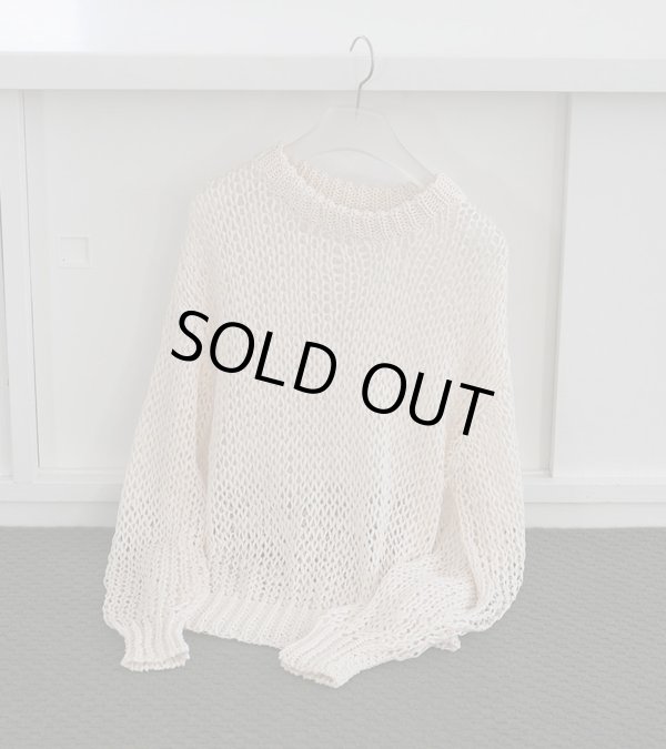 画像3: テープヤーンルーズニット　Tapeyarn Loose Knit