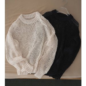 画像: テープヤーンルーズニット Tapeyarn Loose Knit