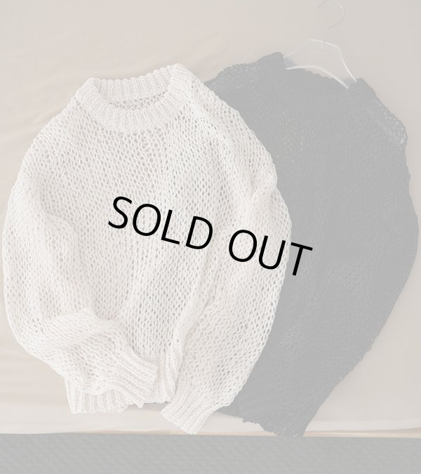 画像2: テープヤーンルーズニット　Tapeyarn Loose Knit