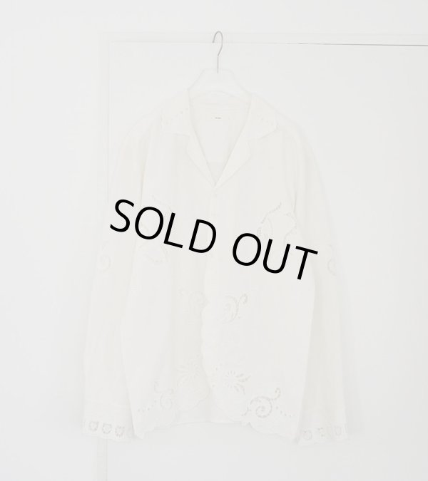 画像2: カットワークオープンカラーシャツ　Cutwork Opencollar Shirts