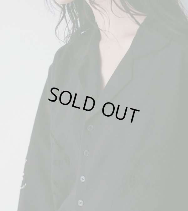 画像11: カットワークオープンカラーシャツ　Cutwork Opencollar Shirts