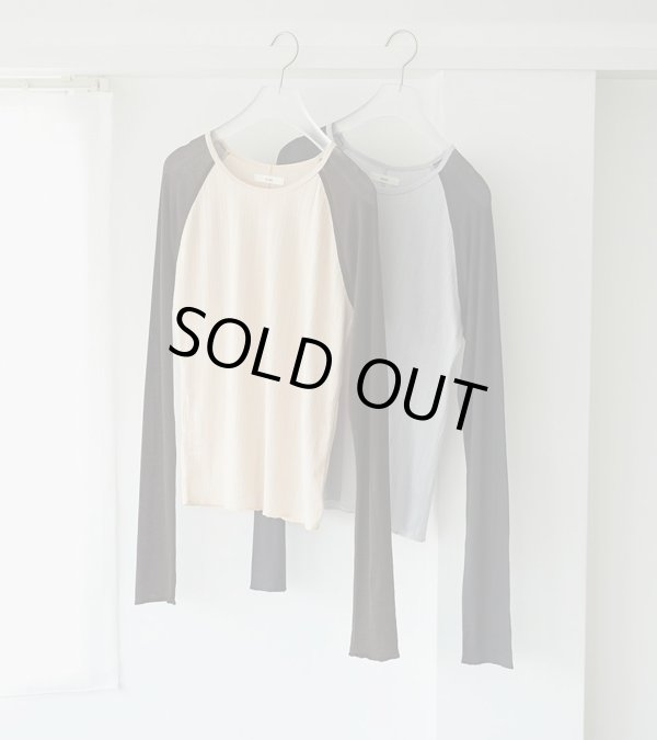 画像1: シアーラグランティーシャツ　Sheer Raglan T-Shirts