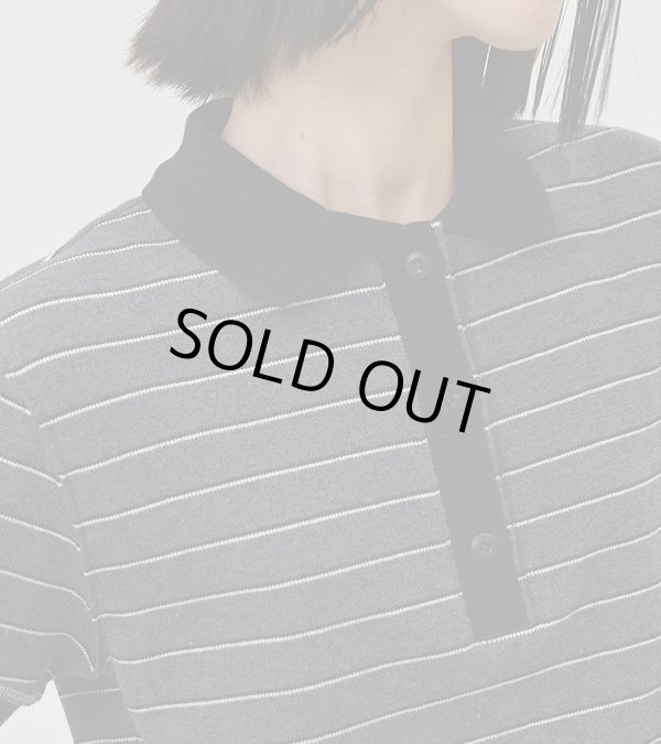 画像1: ボーダーポロトップス　Border Polo Tops