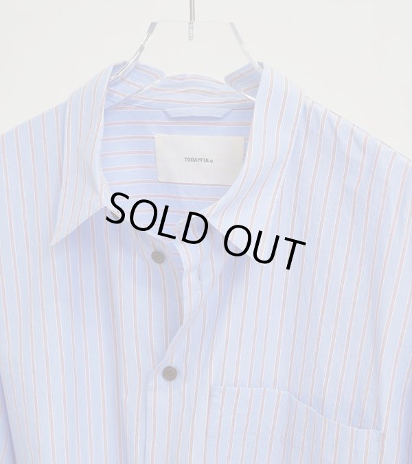 画像6: ストライプポケットシャツ　Stripe Pocket Shirts