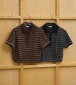 画像1: ボーダーポロトップス　Border Polo Tops