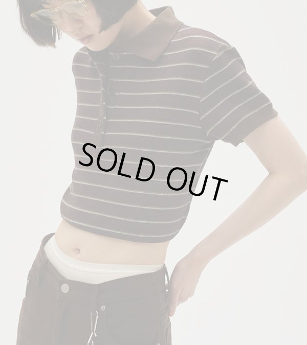 画像11: ボーダーポロトップス　Border Polo Tops