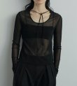 画像2: ツーウェイシアートップス　2way Sheer Tops