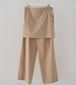画像4: ストライプレイヤードパンツ　Stripe Layered Pants