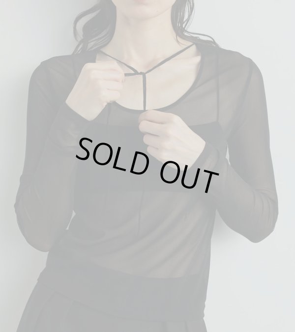 画像1: ツーウェイシアートップス　2way Sheer Tops