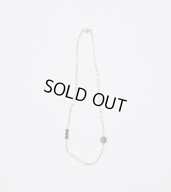 画像1: アシンメトリーパールチョーカー　Asymmetry Pearl Choker