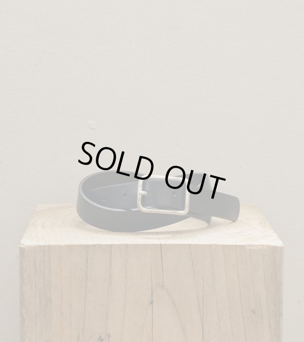 画像1: バックルレザーベルト　Backle Leather Belt
