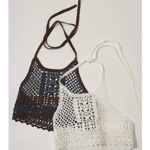 画像: クロシェニットビスチェ　Crochet Knit Bustier