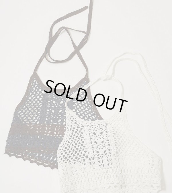 画像2: クロシェニットビスチェ　Crochet Knit Bustier