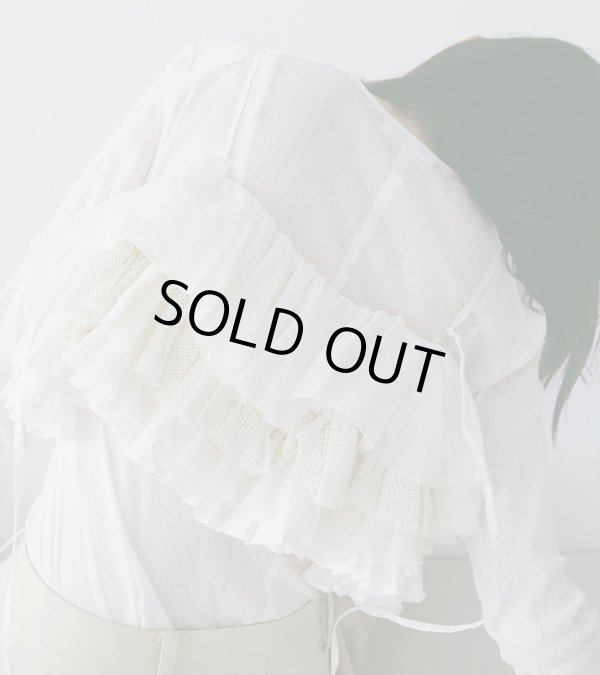 画像10: メッシュフリルキャミソール　Mesh Frill Camisole