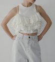 画像6: メッシュフリルキャミソール　Mesh Frill Camisole