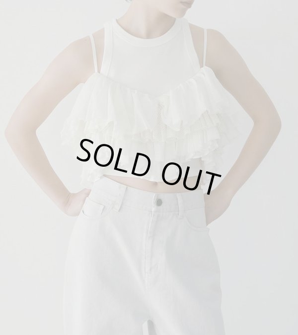 画像6: メッシュフリルキャミソール　Mesh Frill Camisole