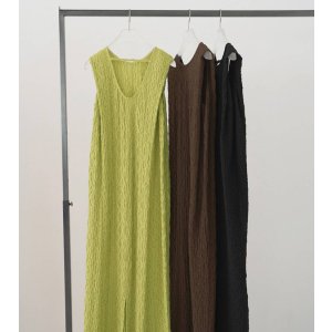 画像: スリーブレスシャーリングワンピース　Sleeveless Shirring Onepiece