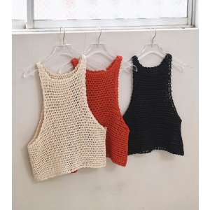 画像: スカラップニットタンクトップ　Scallop Knit Tanktop