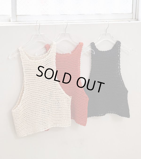 画像2: スカラップニットタンクトップ　Scallop Knit Tanktop