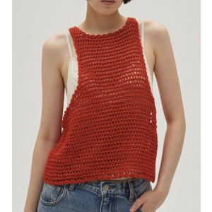 画像: スカラップニットタンクトップ Scallop Knit Tanktop