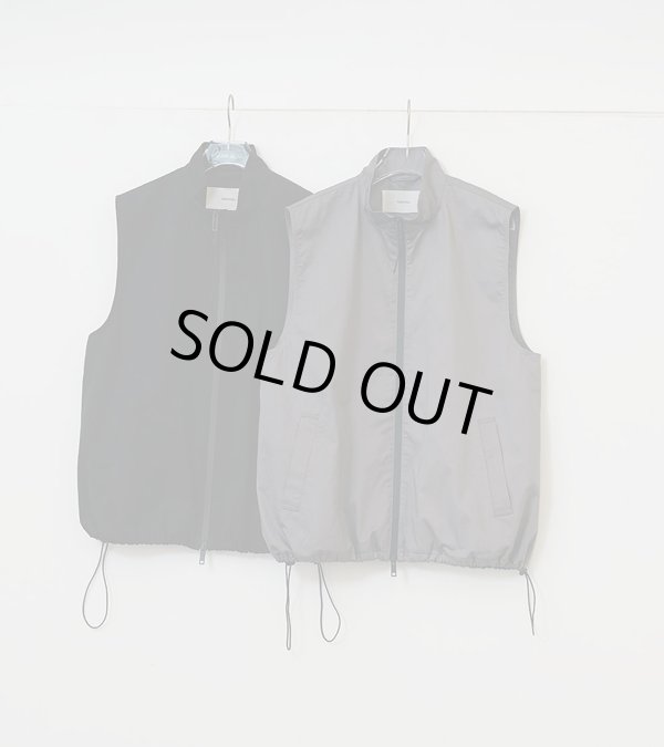 画像1: スタンドカラージップベスト　Standcollar Zip Vest