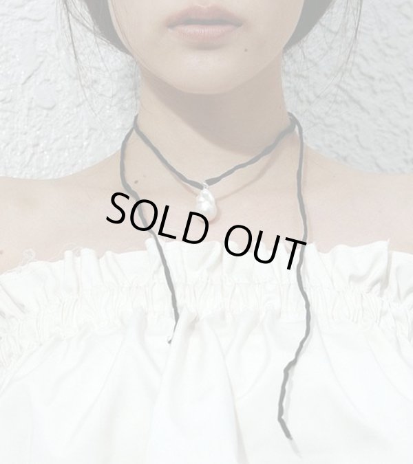 画像7: シルクコード×パールネックレス　Silkcord x Pearl Necklace