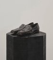 画像1: スクエアトゥギャザーローファー　Squaretoe Gather Loafers