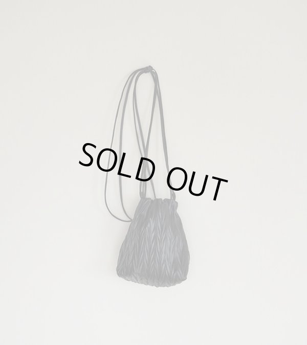 画像2: エコレザープリーツパース　Ecoleather Pleats Purse