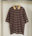 画像3: ボーダールーズポロトップス　Border Loose Polotops