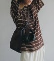画像13: ボーダールーズポロトップス　Border Loose Polotops