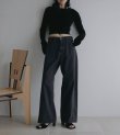 画像13: パネルブラックデニム　Panel Black Denim