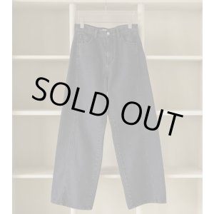画像: パネルブラックデニム　Panel Black Denim