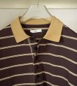 画像6: ボーダールーズポロトップス　Border Loose Polotops
