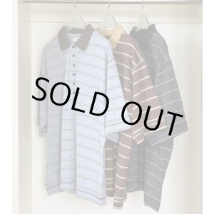 画像: ボーダールーズポロトップス　Border Loose Polotops