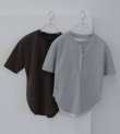 画像2: ハーフスリーブヘンリートップス　Halfsleeve Henley Tops
