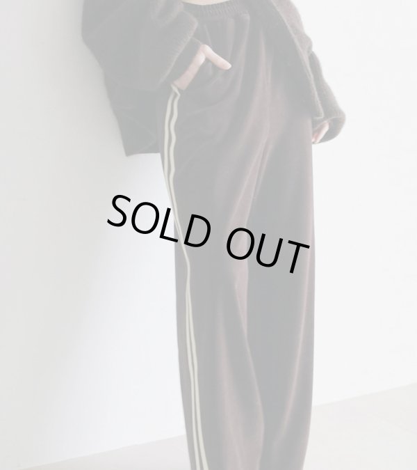 画像8: ベロアトラックパンツ　Velour Track Pants