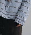 画像15: ボーダールーズロングTシャツ　Border Loose Long T-shirts