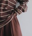 画像26: ボーダールーズロングTシャツ　Border Loose Long T-shirts
