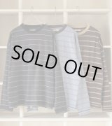 画像: ボーダールーズロングTシャツ　Border Loose Long T-shirts