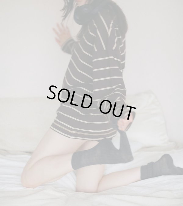 画像20: ボーダールーズロングTシャツ　Border Loose Long T-shirts