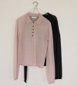 画像1: シアーポロニット　Sheer Polo Knit